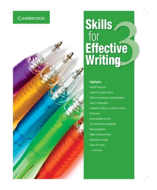Boeken　9781107613560　Level　Effective　Book　Student's　Skills　Writing　for　bol