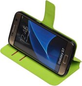BestCases.nl Groen Samsung Galaxy S7 TPU wallet case booktype hoesje HM Book