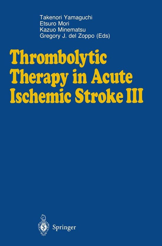 Thrombolytic Therapy in Acute Ischemic Stroke III - cover
