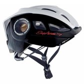 Urge Supacross mtb helm wit/zwart Hoofdomtrek 54-57 cm