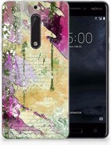 Nokia 5 Uniek TPU Hoesje Letter Painting