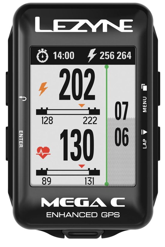 lezyne mega colour gps cycle computer