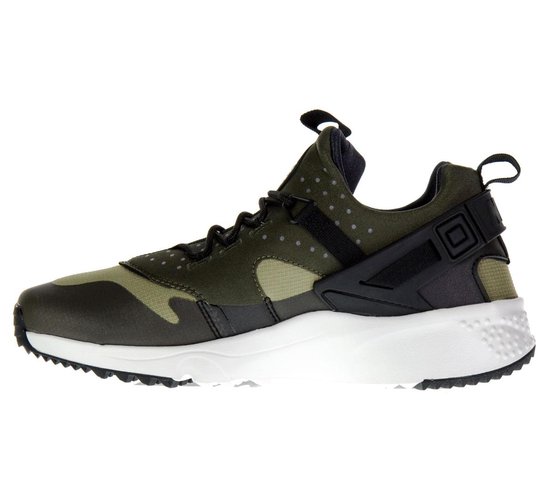 medley Gepolijst ik ontbijt Nike Air Huarache Utlity Sportschoenen - Maat 41 - Mannen - groen/zwart/wit  | bol.com