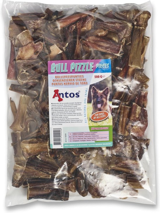 Antos Bullepeespuntjes Hondensnack - 500 g