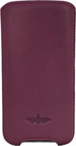 GALATA® Echte Lederen Leon insteekhoes voor iPhone 6 / 6S paars