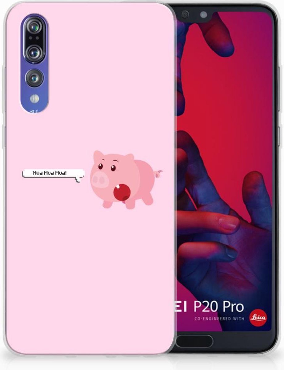 Huawei P20 Pro Telefoonhoesje met Naam Pig Mud