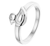 The Kids Jewelry Collection Bague Canard Zircone - Argent