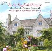 The Frank Evans Consort - In An English Manner (CD)