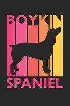 Vintage Boykin Spaniel Notebook - Gift for Boykin Spaniel Lovers - Boykin Spaniel Journal