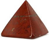 Jaspis rood piramide 25 mm edelsteen