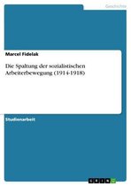Boek cover Die Spaltung der sozialistischen Arbeiterbewegung (1914-1918) van Marcel Fidelak
