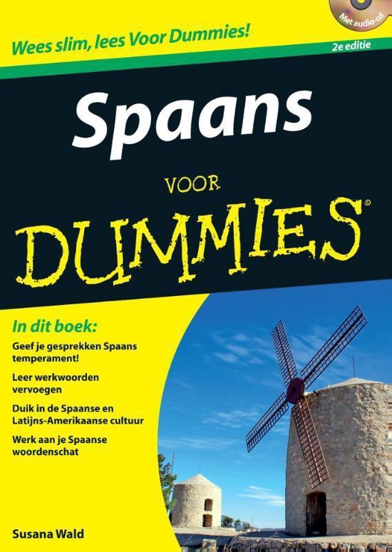 Cover van het boek 'Spaans voor Dummies' van S. Wald