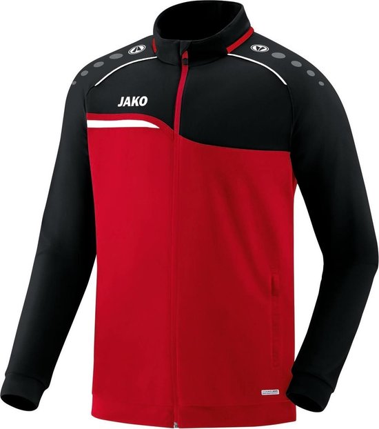 Jako - Polyester jacket Competition 2.0 Senior - Polyester jacket Competition 2.0 - M - rood/zwart