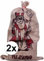 Sac en jute pour Sinterklaas - 60 x 102 cm - Sac cadeau / sac de dispersion Sinterklaas