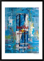 Red Bull schilderij (reproductie) 51x71cm