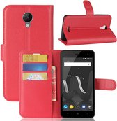 Wiko Jerry 2 Book Case Hoesje - Rood