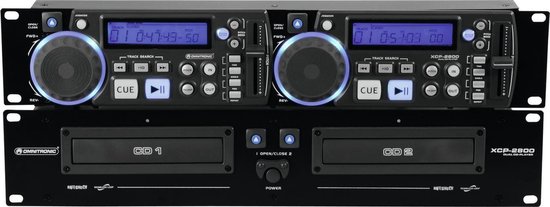 Omnitronic - CD speler - DJ set - Dual CD speler | bol.com