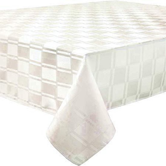 Visser hongersnood Bedrijf Magic Table Cloth White - Vuil- en waterafstotend tafelkleed - 260x150cm |  bol.com
