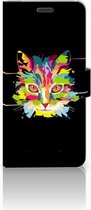 Geschikt voor Samsung Galaxy S8 Plus Bookcover hoesje Cat Color