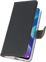 Booktype Telefoonhoesjes - Bookcase Hoesje - Wallet Case -  Geschikt voor Huawei Honor 8X - Zwart