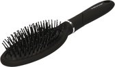 2st - Haarborstel zwart ovaal model - Heble - dagaanbieding - aanbiedingen