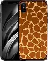 iPhone X / XS - hoes, cover, case - TPU - Giraffe