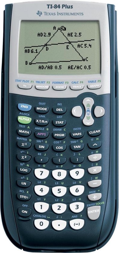 nog een keer Gewend Ondeugd Texas grafische rekenmachine TI-84 Plus met examenfunctie | bol.com