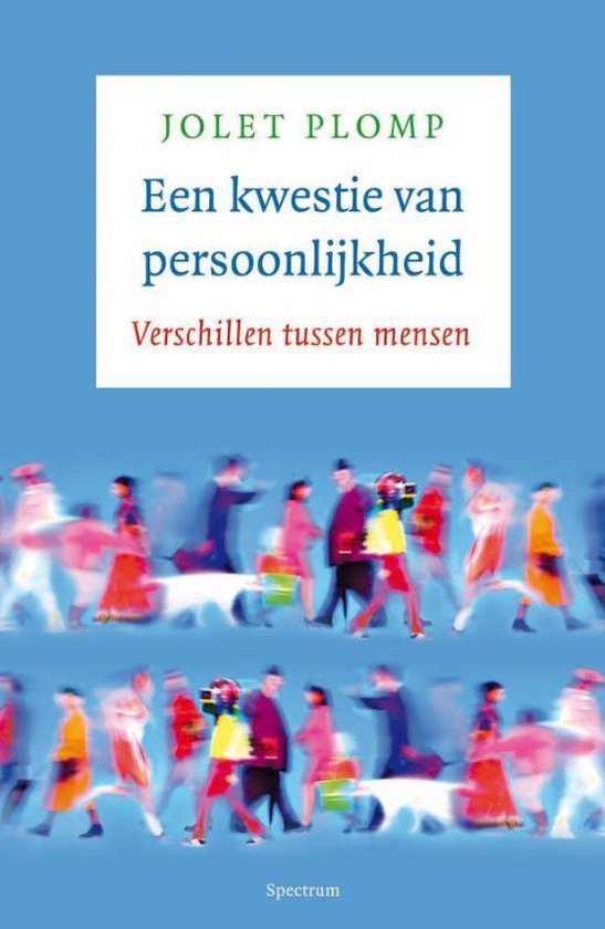 Cover van het boek 'Een kwestie van persoonlijkheid'