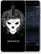 Nokia 5 Uniek TPU Hoesje Skull Hair