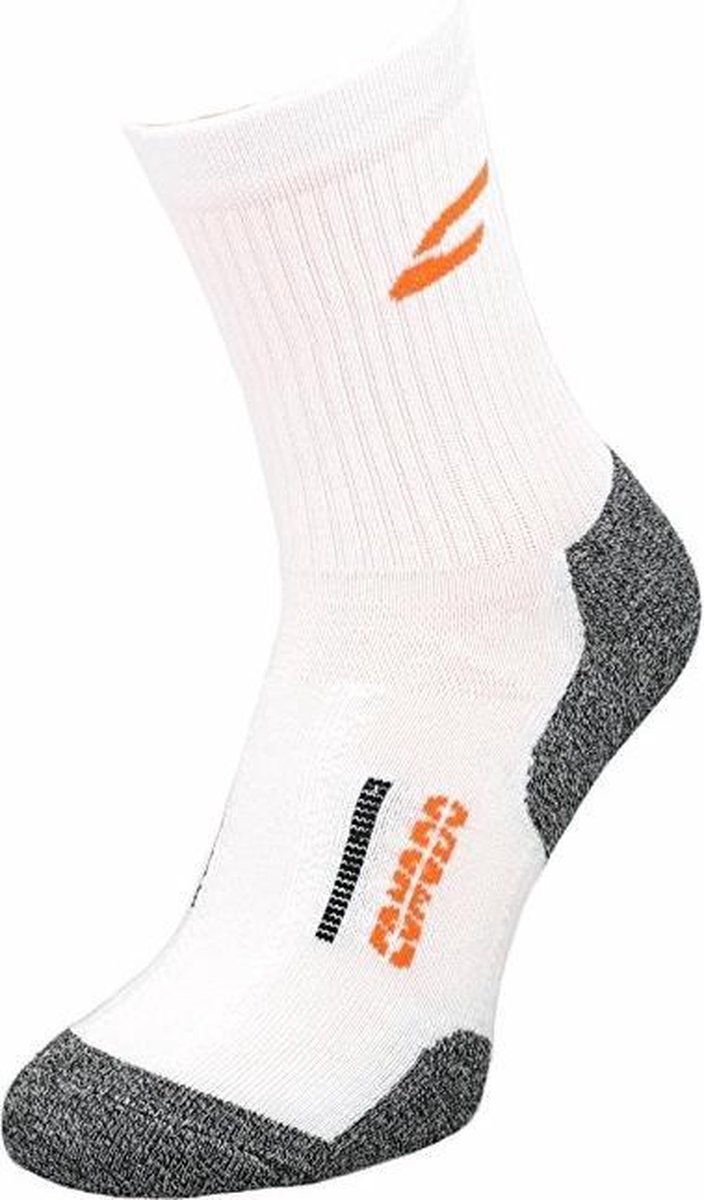 Tennissokken - Unisex - met Drytex Comfort en Silver AG+ - Wit - Maat 35-38
