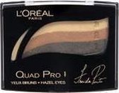 L'Oréal Paris Color Appeal Quad Pro - 354 Brown Golds - Oogschaduw Palet