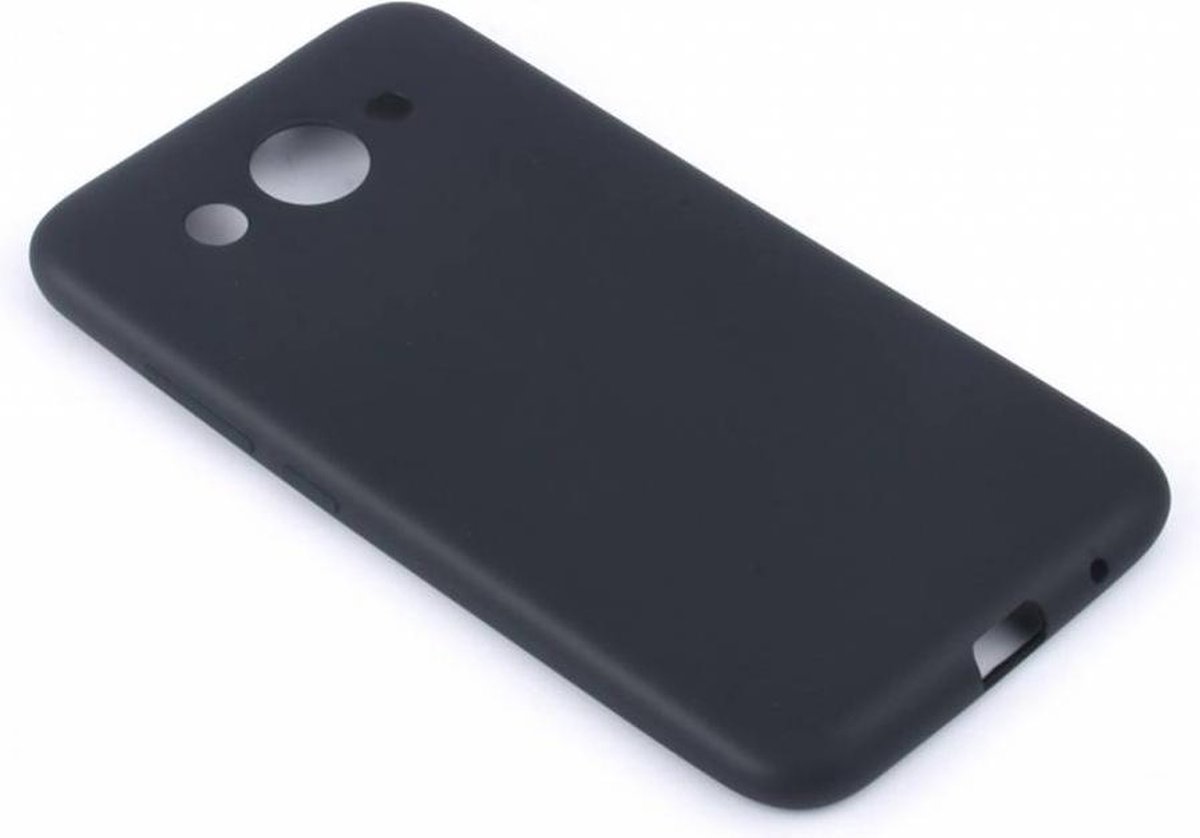 Huawei Y3 (2018) Case Zwart TPU Hoesje Finish Slim Profile Matte