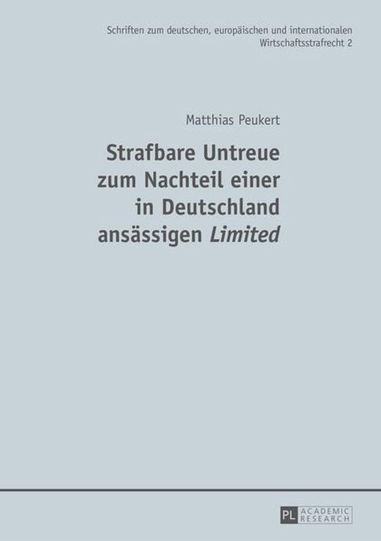 Schriften zum deutschen, europaeischen und internationalen W ... - cover