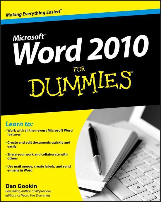 Word 2010 For Dummies - cover