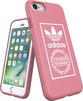 adidas Snap Case TPE HARDCOVER SS18 iPhone 7 8 SE 2020 SE 2022 hoesje - Roze Wit
