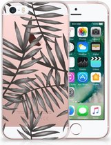 iPhone SE | 5S Uniek TPU Hoesje Leaves Grey