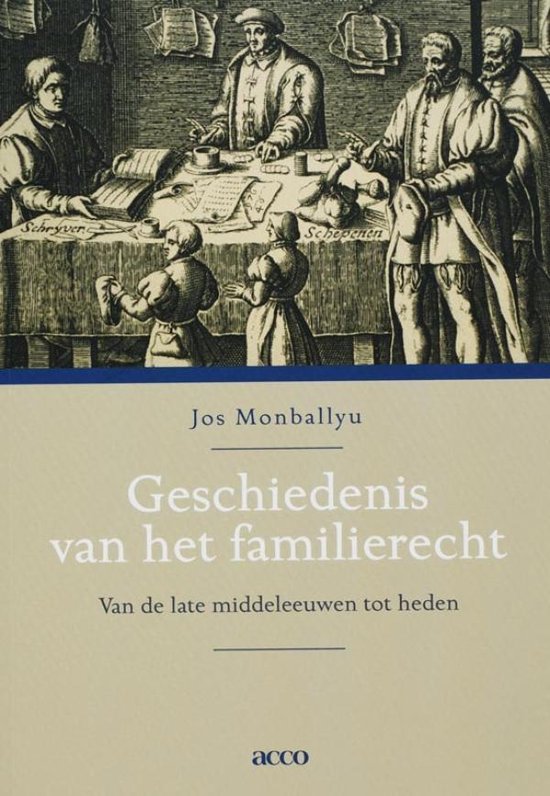Geschiedenis van het familierecht - cover