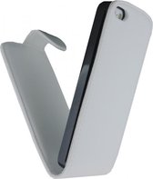 Xccess Leather Flip Case Apple iPhone 5/5S White