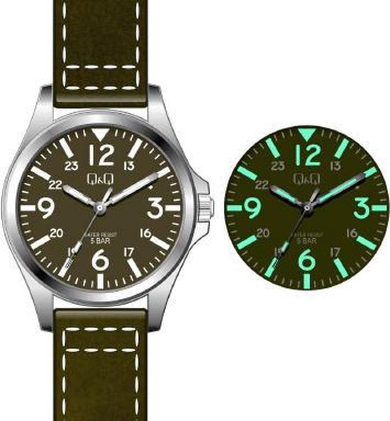 Q&Q Heren horloge Qb12J345