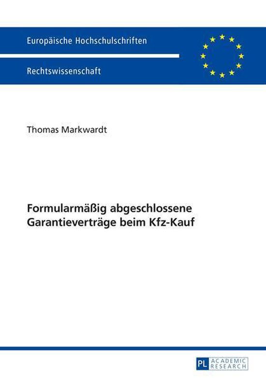 Europaeische Hochschulschriften Recht 5783 - Formularmaeßig ... - cover