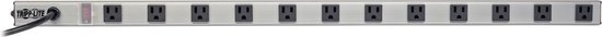 Extension d'alimentation Tripp Lite PS3612RA 4,5 m 12 prise (s) CA Intérieur Zwart, Métallisé