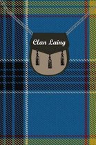 Clan Laing Tartan Journal/Notebook