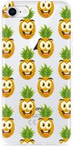 iPhone 8 Hoesje Happy Ananas - Designed by Cazy