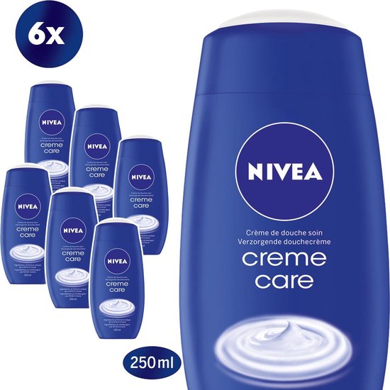 NIVEA Crème Care - 6 250 - Voordeelverpakking - Douchecrème | bol.com