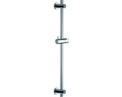 Wiesbaden UniMatch Glijstang met Wateraansluiting 76,5 cm - Chroom