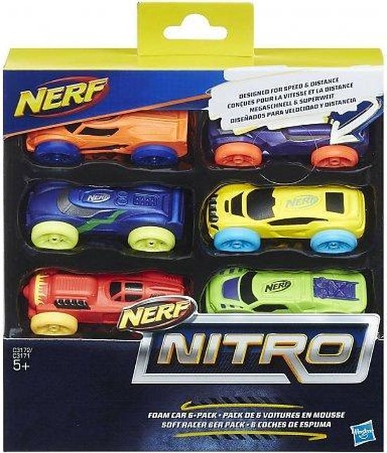Afbeelding van het spel NERF Nitro Foam Car Refill 6 stuks