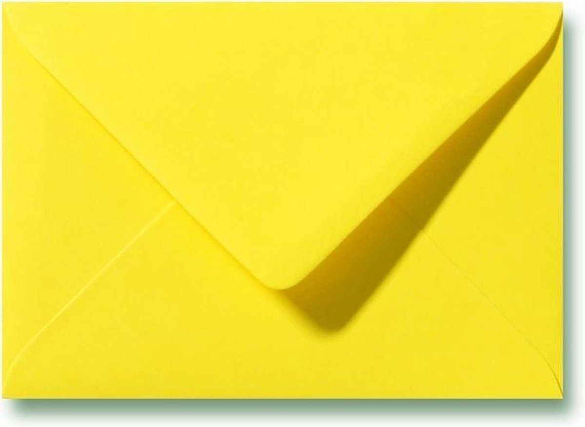 Envelop 11 x 15,6 cm Kanariegeel 60 stuks