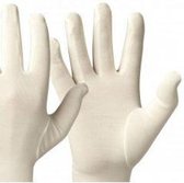 Bamboe handschoenen anti-eczeem maat 1-2 jaar.