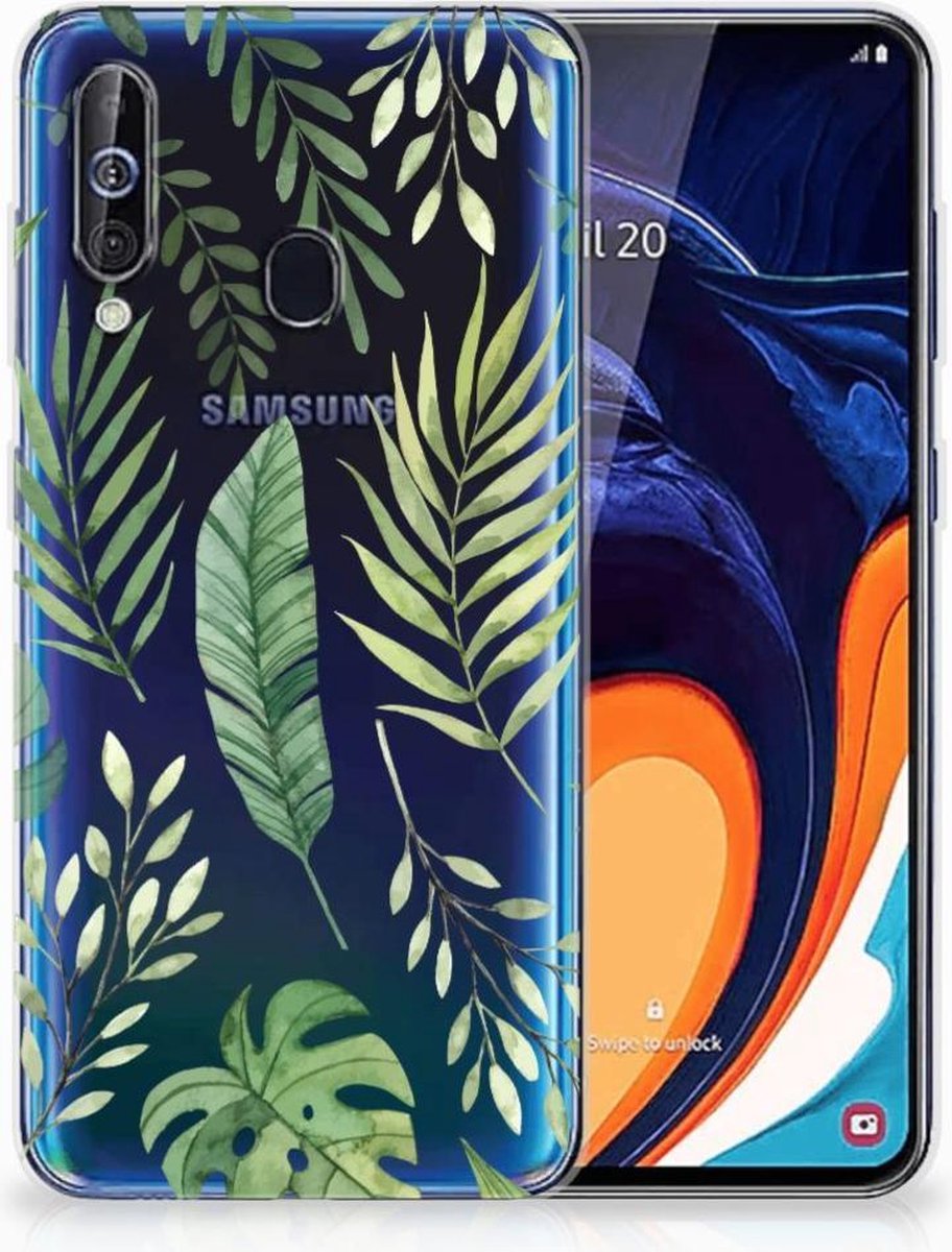 Samsung Galaxy A60 TPU Case Leaves