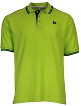 Donnay Polo Tipped - Sportpolo - Heren - Maat XXXL - Lime groen